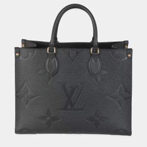 Louis Vuitton Black Monogram Empreinte Onthego MM bag