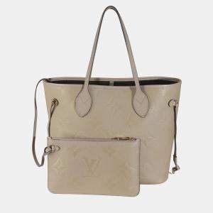 Louis Vuitton Turtledove Monogram Empreinte Neverfull MM bag