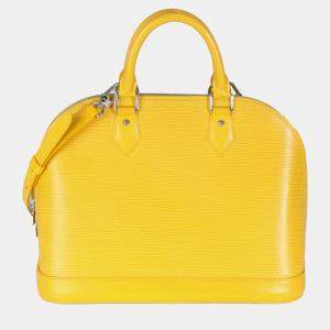 Louis Vuitton Citron Epi Alma PM bag