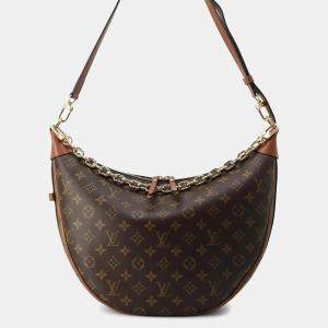  Louis Vuitton Brown Monogram Monogram Reverse Canvas Loop Hobo Bag