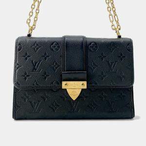Louis Vuitton Noir Monogram Empreinte Leather BB Saint Sulpice Bag