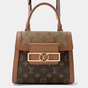 Louis Vuitton Brown Monogram Monogram Reverse Canvas Dauphine Capital