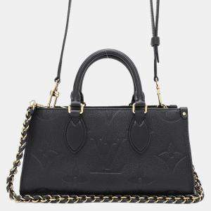 Louis Vuitton Onthego Ew Black Monogram Empreinte Leather