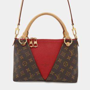 Louis Vuitton V Tote Cerise Monogram Size Bb