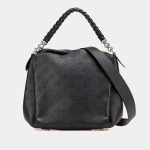 Louis Vuitton Black Monogram Mahina Babylone Chain BB