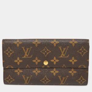 Louis Vuitton Monogram Canvas Sarah Long Wallet