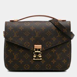 Louis Vuitton Brown Monogram Pochette Metis