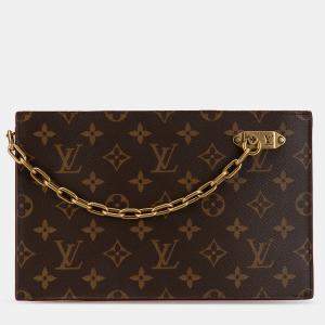 Louis Vuitton Brown Monogram Legacy Chain Clutch