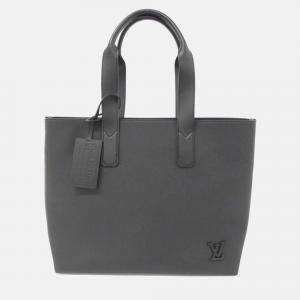 Louis Vuitton Aerogram Black Leather Pilot Tote Bag