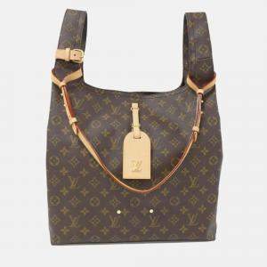 Louis Vuitton Atlantis GM Brown Monogram Canvas Top Handle Bag
