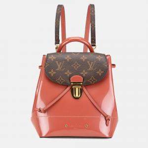 Louis Vuitton Brown Pink Monogram Vernis Hot Springs