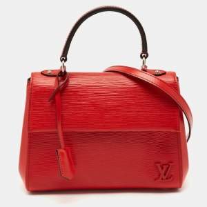Louis Vuitton Rouge Epi Leather Cluny BB Bag