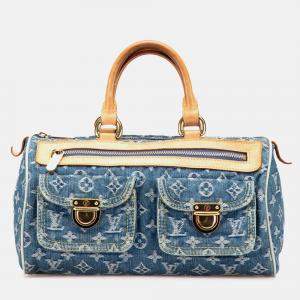 Louis Vuitton Blue Monogram Denim Neo Speedy 30