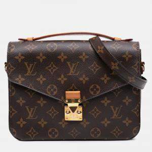 Louis Vuitton Brown Monogram Pochette Metis