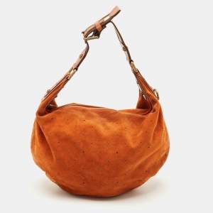Louis Vuitton Orange Monogram Suede Onatah GM Bag