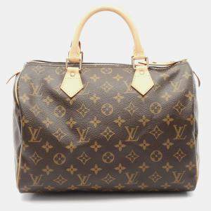 Louis Vuitton Speedy 30 Travel Hand Bag Monogram Canvas