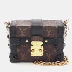 Louis Vuitton Essential Trunk Brown Monogram Canvas Crossbody Bag