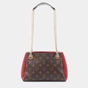 Pre Owned Louis Vuitton Surene BB Cerise Monogram Canvas Shoulder Bag