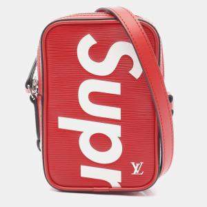Louis Vuitton Danube PPM Red/White Epi Leather Shoulder Bag
