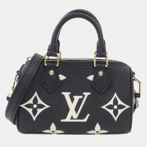 Louis Vuitton Bicolor Monogram Empreinte Nano Speedy Boston Bag
