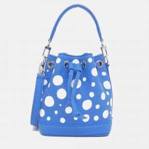 Louis Vuitton Nano Noe Blue Monogram Empreinte Leather Shoulder Bag
