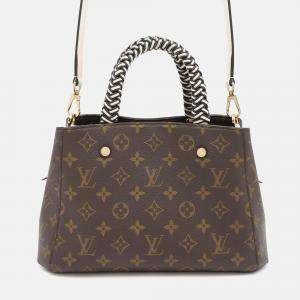 Pre Owned Louis Vuitton Montaigne BB Monogram Handbag
