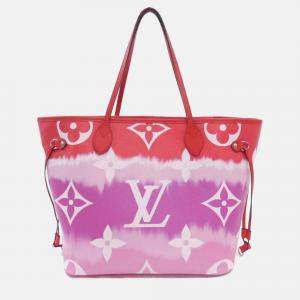 Pre Owned Louis Vuitton Neverfull MM Escale Rouge Tote Bag