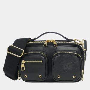 Louis Vuitton Utility Black Leather Shoulder Bag