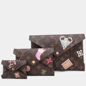 Louis Vuitton Pochette Kirigami Candy Red Monogram Vivienne