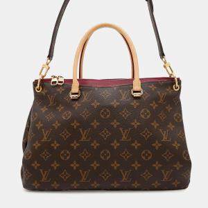  Louis Vuitton Pallas Aurore Monogram Satchel Bag