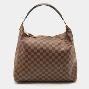 Louis Vuitton Damier Ebene Canvas Portobello GM Bag
