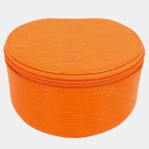 Louis Vuitton Orange Epi Ecrin Bijou 12 Jewelry Case Pouch