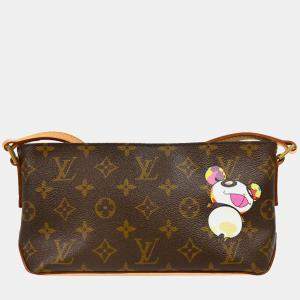 Pre Owned Louis Vuitton Panda Trotteur Takashi Murakami Monogram Shoulder Bag