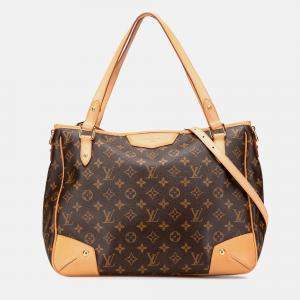 Pre Owned Louis Vuitton Brown Monogram Estrela MM