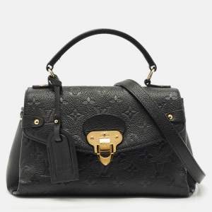 Louis Vuitton Black Monogram Empreinte Leather Georges BB Bag