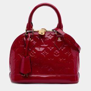 Louis Vuitton Pink Monogram Vernis Alma BB
