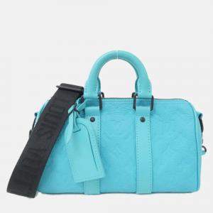 Louis Vuitton Taurillon Monogram Keepall Bandouliere  Boston Bag