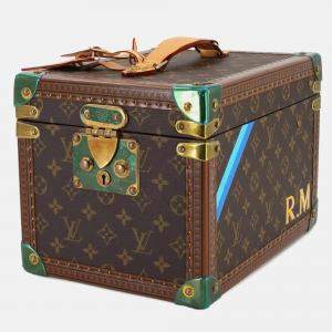Louis Vuitton Monogram Boite Flacons Makeup Box Vanity Handbag Brown