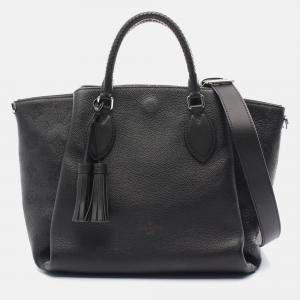 Louis Vuitton Omea Haumea Mahina Noir Black Leather Bag