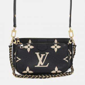 Louis Vuitton Shoulder Bag Monogram Empreinte Multi Pochette Accessoires Black