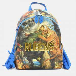 Louis Vuitton Backpack Masters Rubens Palm Springs Blue Multicolor
