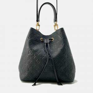 Louis Vuitton Handbag Monogram Empreinte Neonoe Mm Shoulder Bag Black