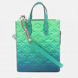 Louis Vuitton Green Monogram Taurillon Illusion Sac Plat XS