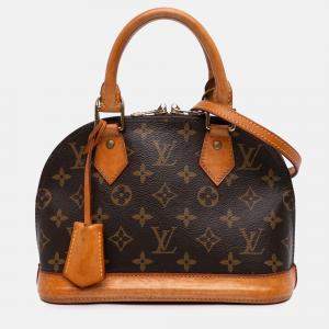 Louis Vuitton Brown Monogram Alma BB