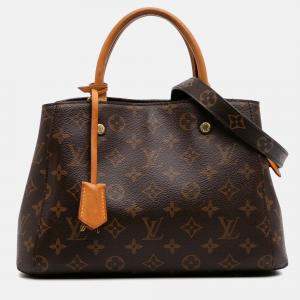 Louis Vuitton Brown Monogram Montaigne MM