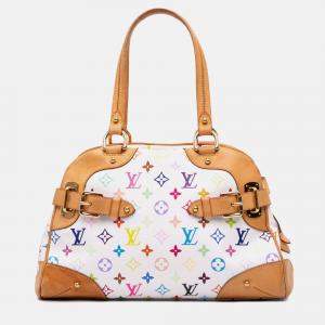 Louis Vuitton White Monogram Multicolore Claudia
