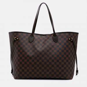 Louis Vuitton Brown Damier Ebene Neverfull GM