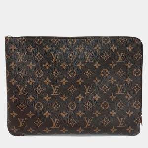Louis Vuitton Brown Coated Canvas Etu Voyage MM bag