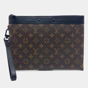 Louis Vuitton Brown Coated Canvas Pochette Tougo bag