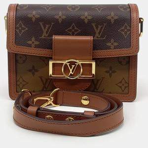 Louis Vuitton Brown Coated Canvas Mini Dauphine bag